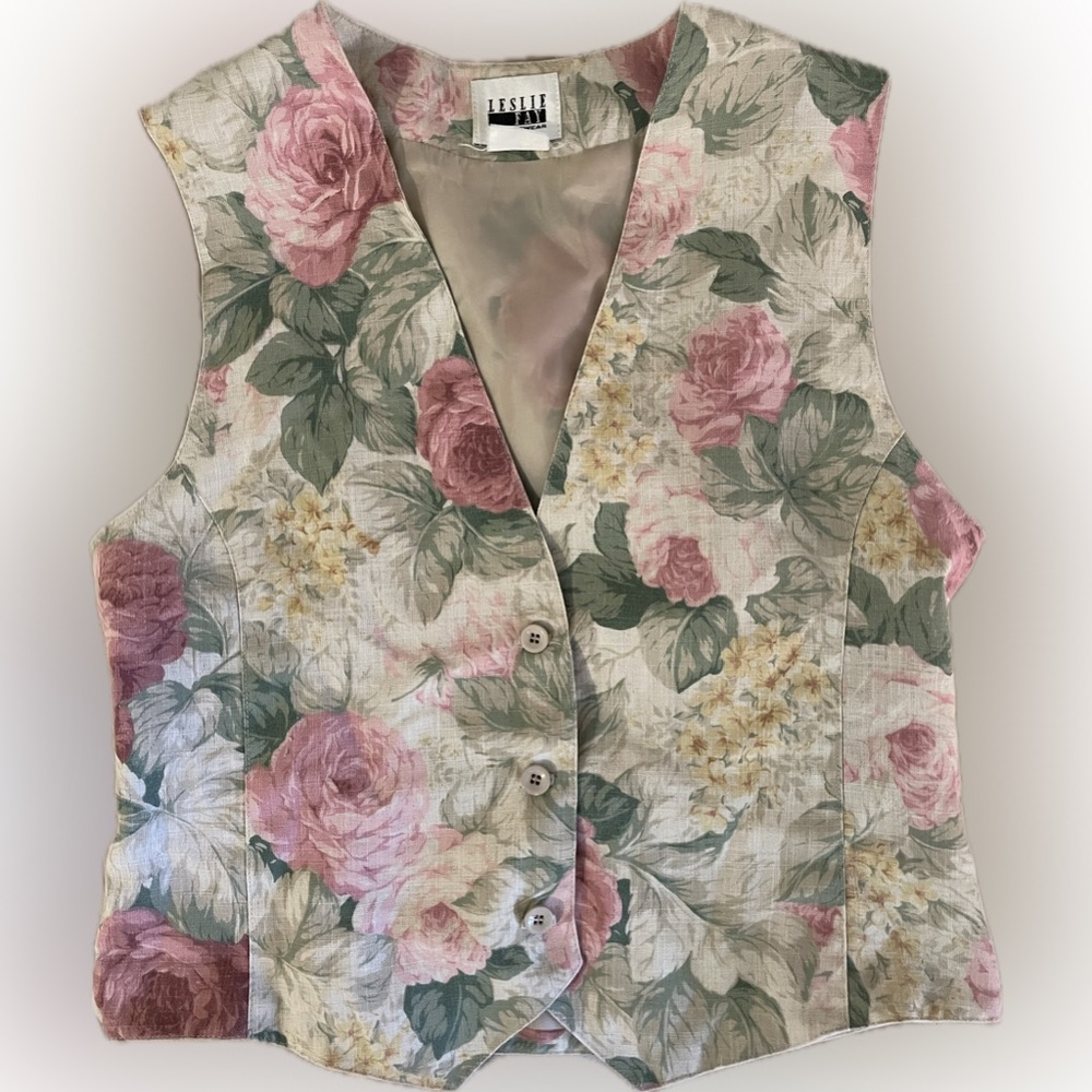 Floral Vintage Vest